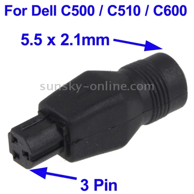 Adapter 5,5х2,1mm DC für Dell C500 / C510 / C600 / C610 Adapter 5,5х2,1mm DC für Dell C500 / C510 / C600 / C610