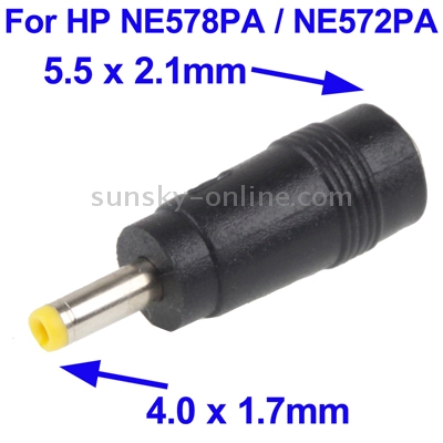 4,0 х 1,7 mm Adapter  für HP NE578PA / NE572PA