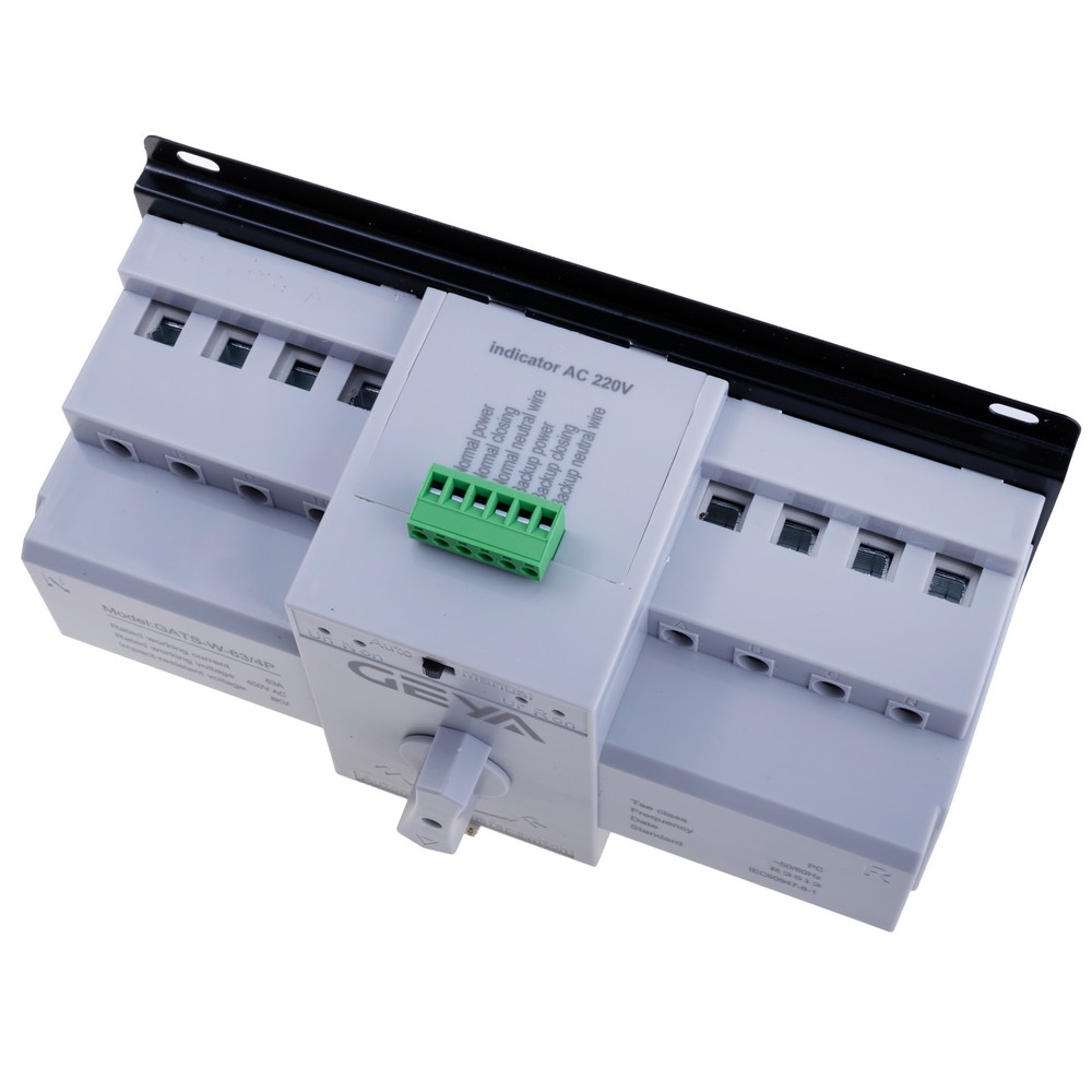 4P Автоматичний перемикач джерела живлення 63A, АВР, GATS-W-63-4P 220V 63A