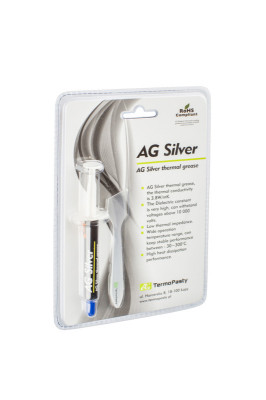Wärmeleitpaste AG Silver 0,5g Thermopaste für CPU Kühlung Silber >3.8W/mK