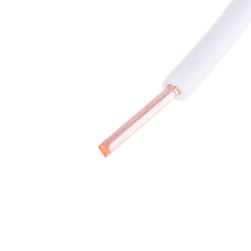 Провід одножильний 1mm² (18AWG, 1xD1.13mm) білий