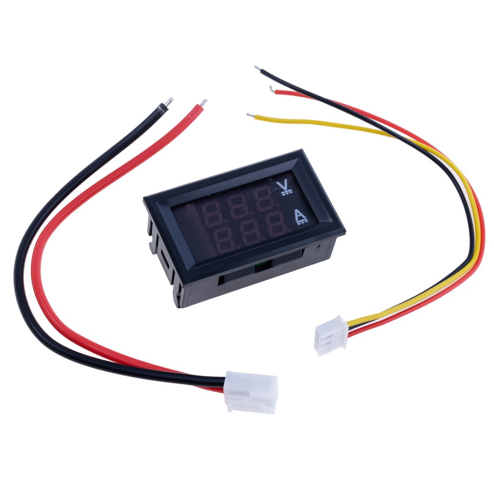 Вольт/аметр DC100V/100A (DSN-VC288) червоний/червоний