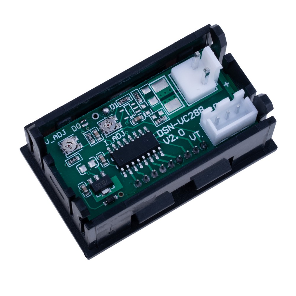 Вольт/аметр DC100V/50A (DSN-VC288) червоний/червоний Вольт/аметр DC100V/50A (DSN-VC288) червоний/червоний