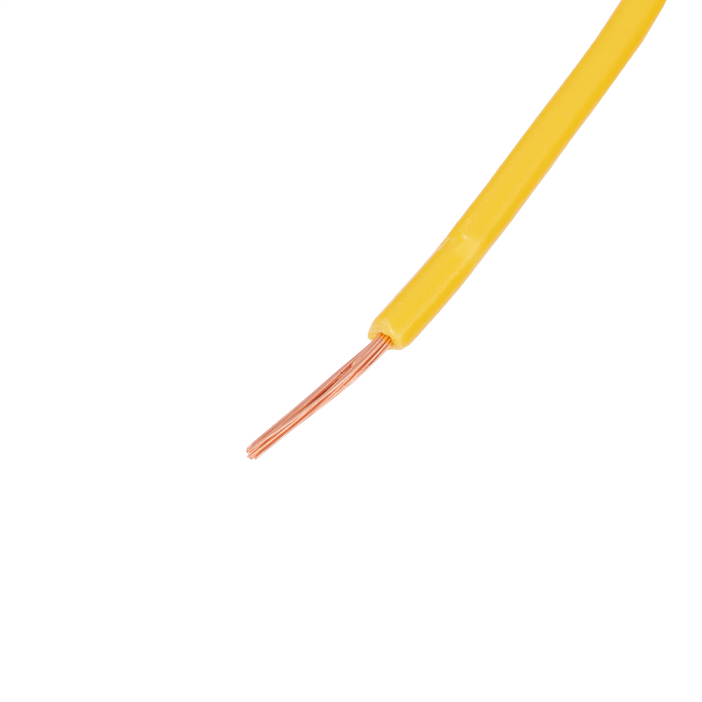 Провод многожильный 0.3mm2 (22AWG/16xD0.15мм, медь, PVC), желтый