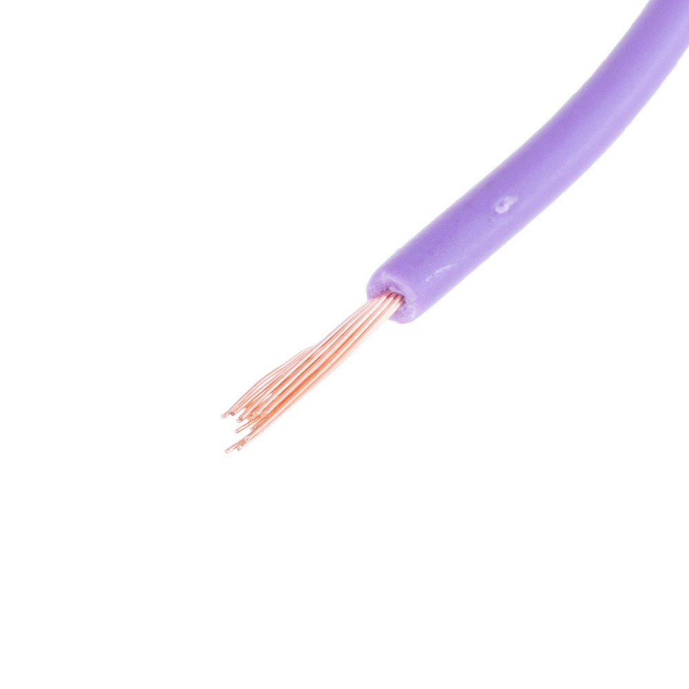 Провід багатожильний 0.3mm² (22AWG, 16xD0.15mm) фіолетовий Провід багатожильний 0.3mm² (22AWG, 16xD0.15mm) фіолетовий