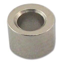 05.54.103 Abstandshulse d= 8,0/4,3 mm h=10mm Messing / Nickel