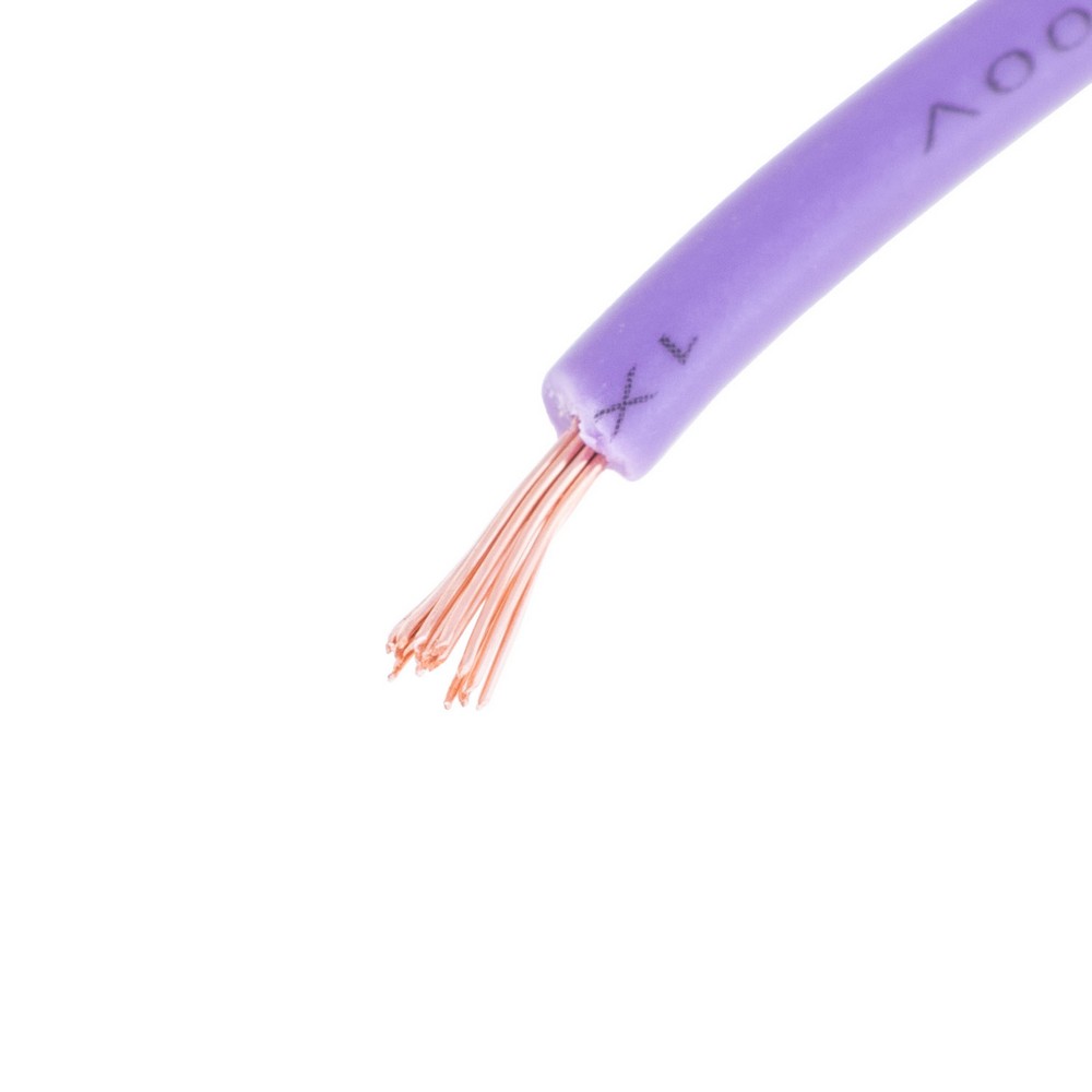 Провід багатожильний 0.5mm² (20AWG, 16xD0.20mm) фіолетовий