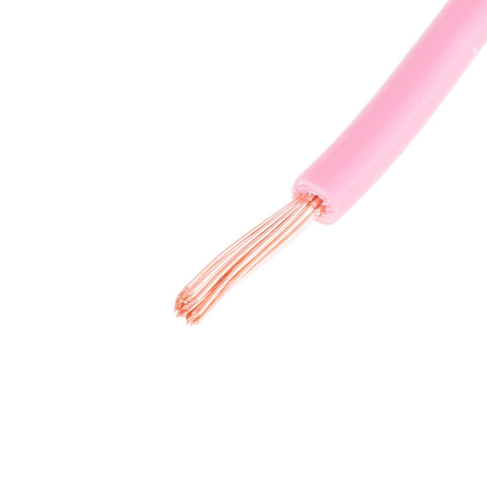 Провід багатожильний 0.75mm² (19AWG, 24xD0.20mm) рожевий