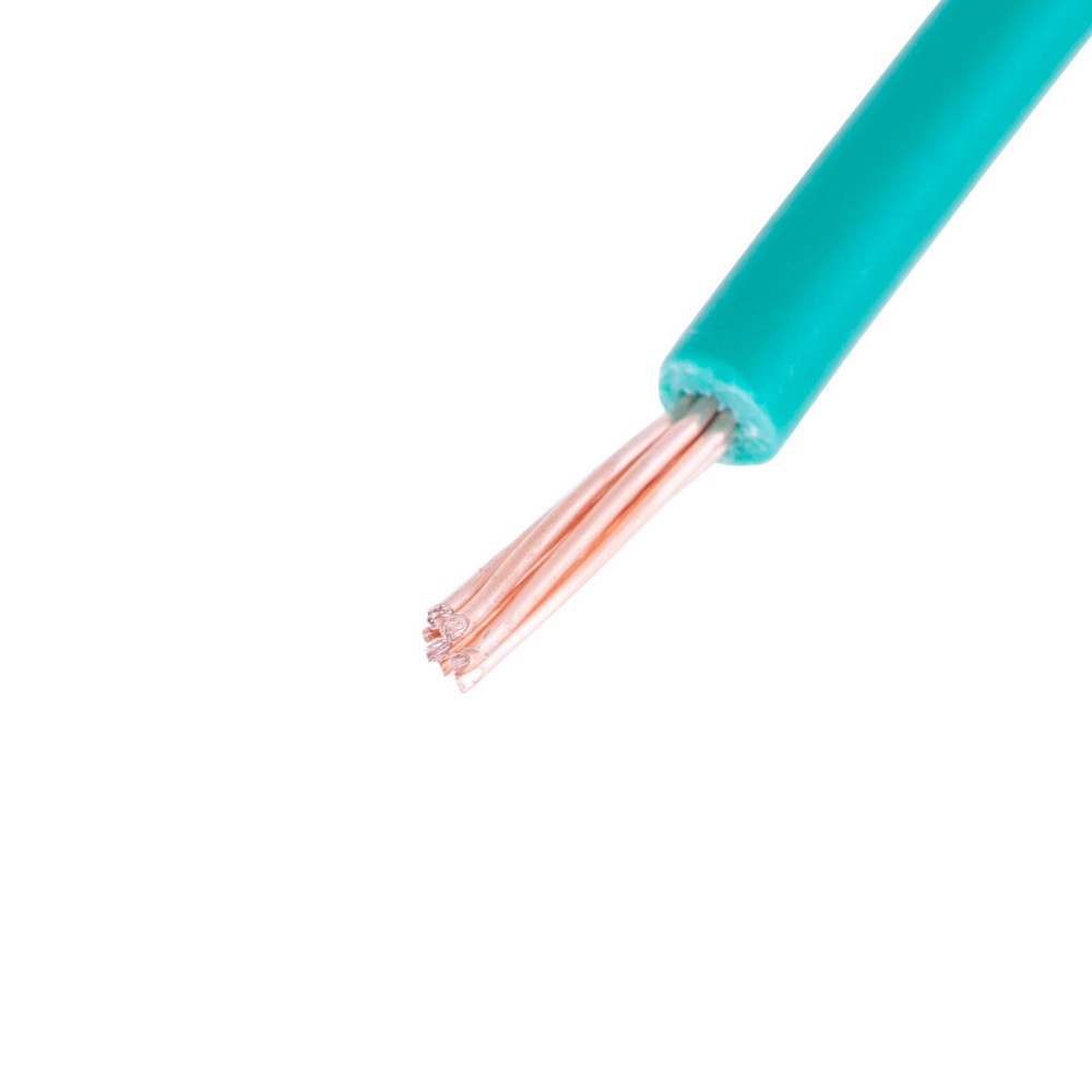 Провід багатожильний 0.75mm² (19AWG, 7xD0.37mm) зелений Провід багатожильний 0.75mm² (19AWG, 7xD0.37mm) зелений