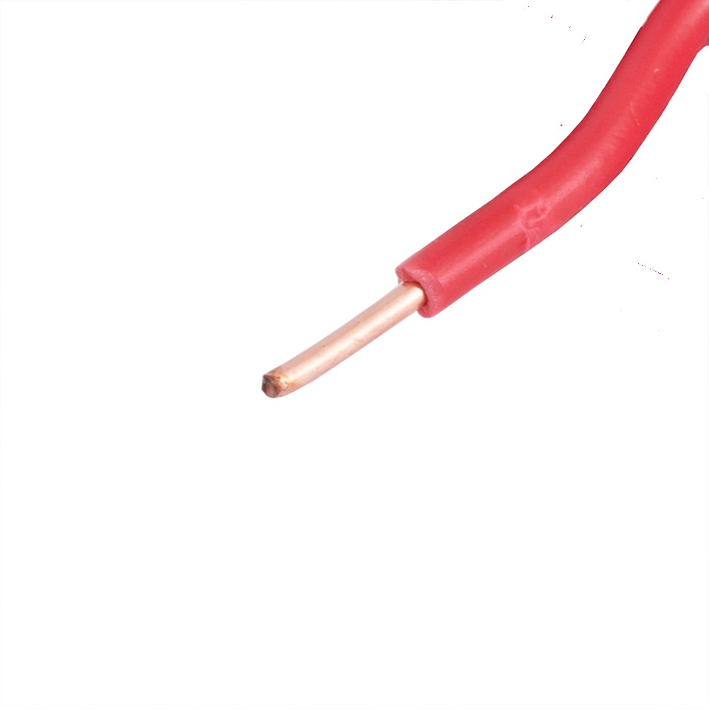 Провод монолитный 1.0mm2 (18AWG/D1.13мм, медь, PVC), красный