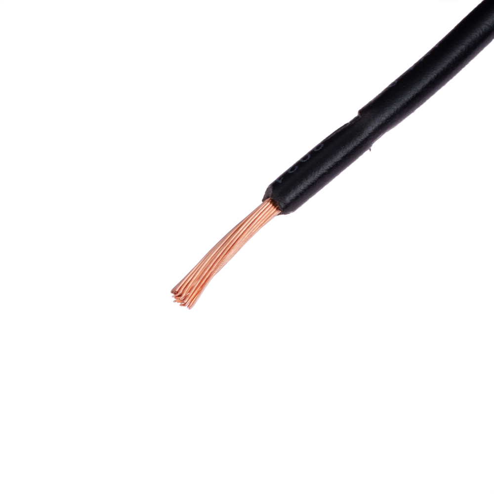 Провод многожильный 1.0mm2 (18AWG/32xD0.20мм, медь, PVC), черный