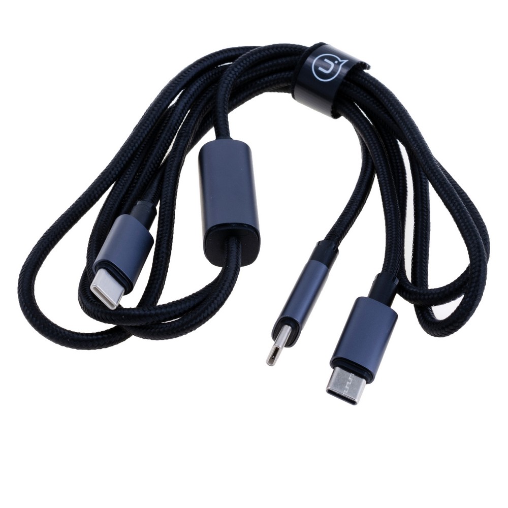 SJ740 72W 2In1 Aluminum Alloy Data Cable - Sufeng Series 1.2M Type-c To 2C (SJ740USB101 Tarnish – USAMS)