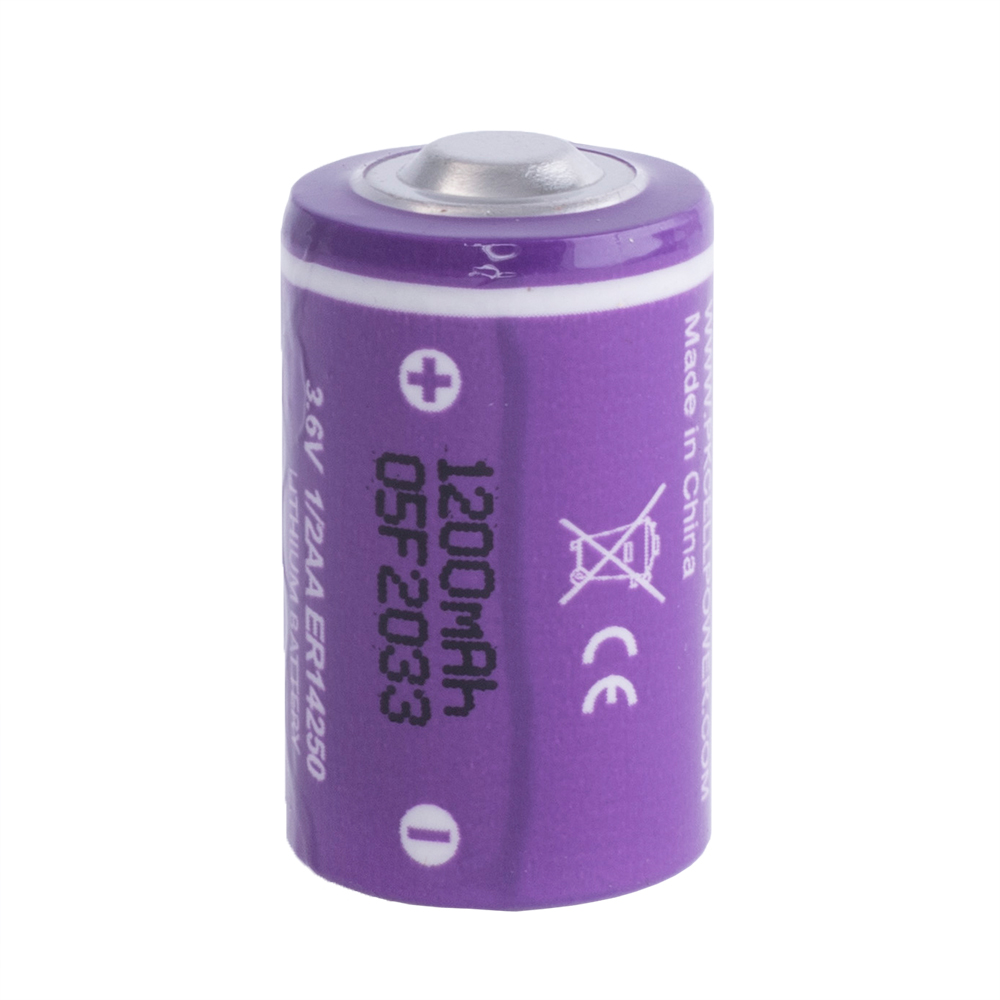 Батарейка литиевая "1/2AA" 3,6 V - PKCELL (ER14250 (1/2AA),3.6V ,1200mah)