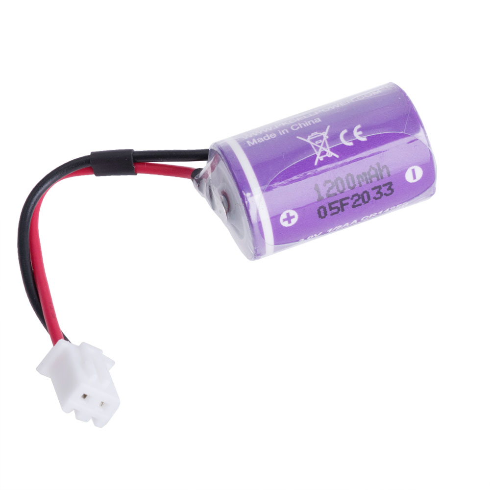 Батарейка литиевая "1/2AA" 3,6 V - PKCELL (ER14250 wire + XH-2P(1/2AA), 3,6V 1200mah) Уцінка, помилка маркування на батарейці