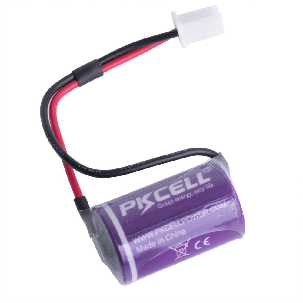Батарейка литиевая "1/2AA" 3.6 V - PKCELL (ER14250 wire + XH-2P(1/2AA), 3.6V 1200mah)