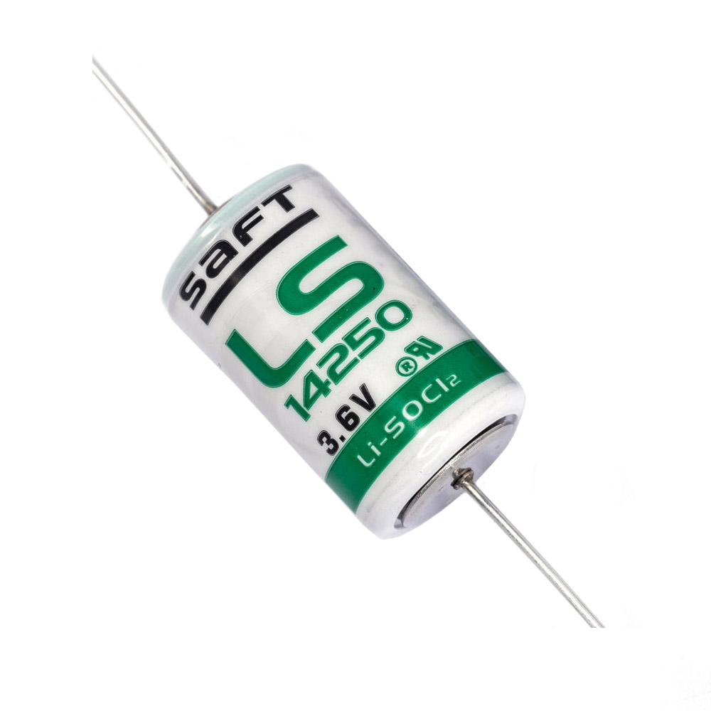 SAFT Lithium Batterie 1/2 AA LS14250 CNA (SAFT-LS14250CNA) Drahtanschlusse Lithium-Thionylchlorid
