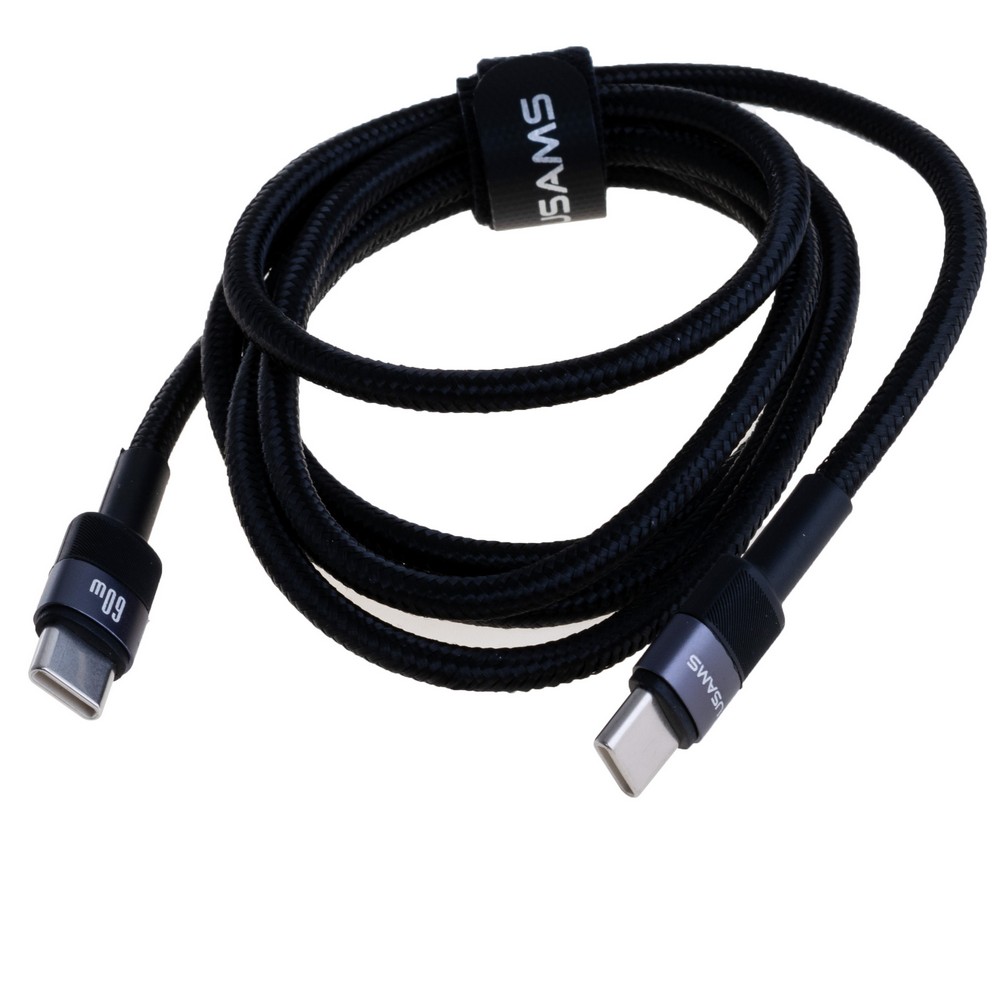 SJ724 60W Aluminum Alloy Data Cable Type-C To Type-C - SY Series 1.2M (SJ724USB01 Tarnish – USAMS)