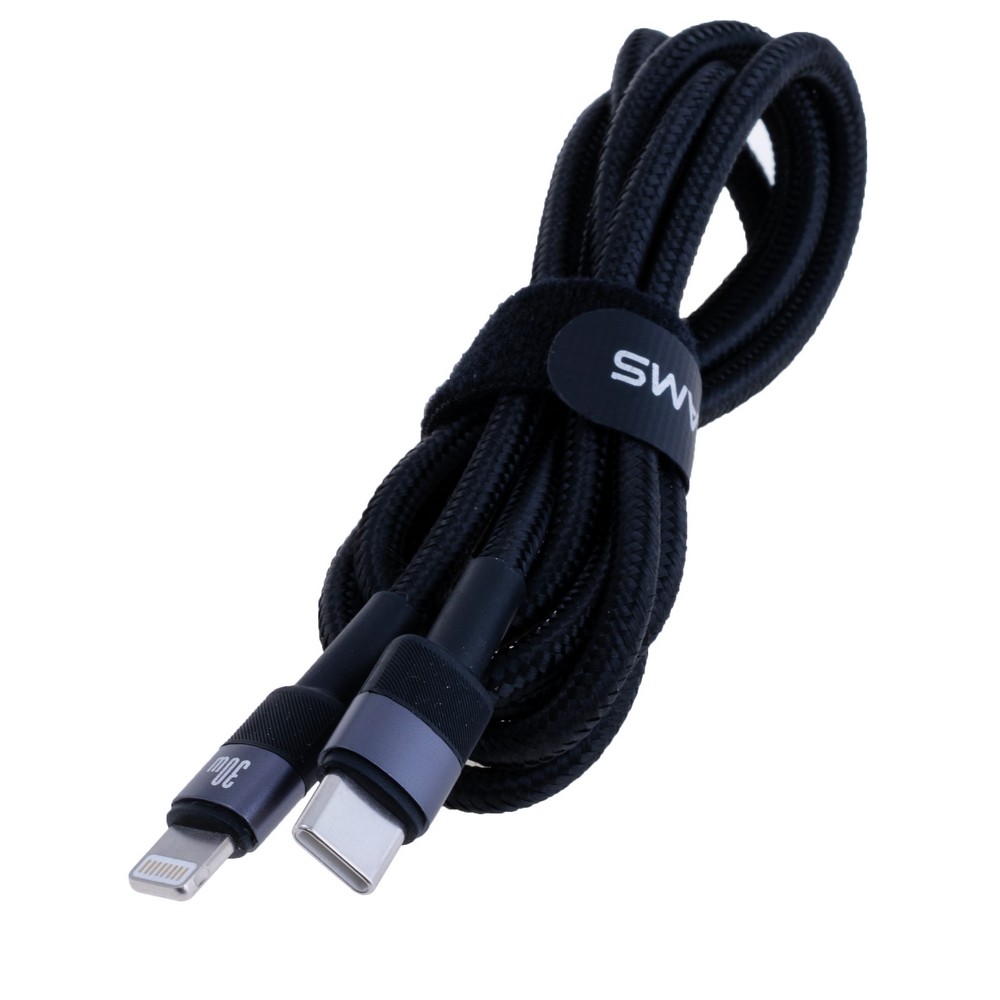 SJ729 30W Type-C To Lightning Aluminum Alloy Data Cable - SY Series 1.2m (SJ729USBSG01 Tarnish – USAMS)