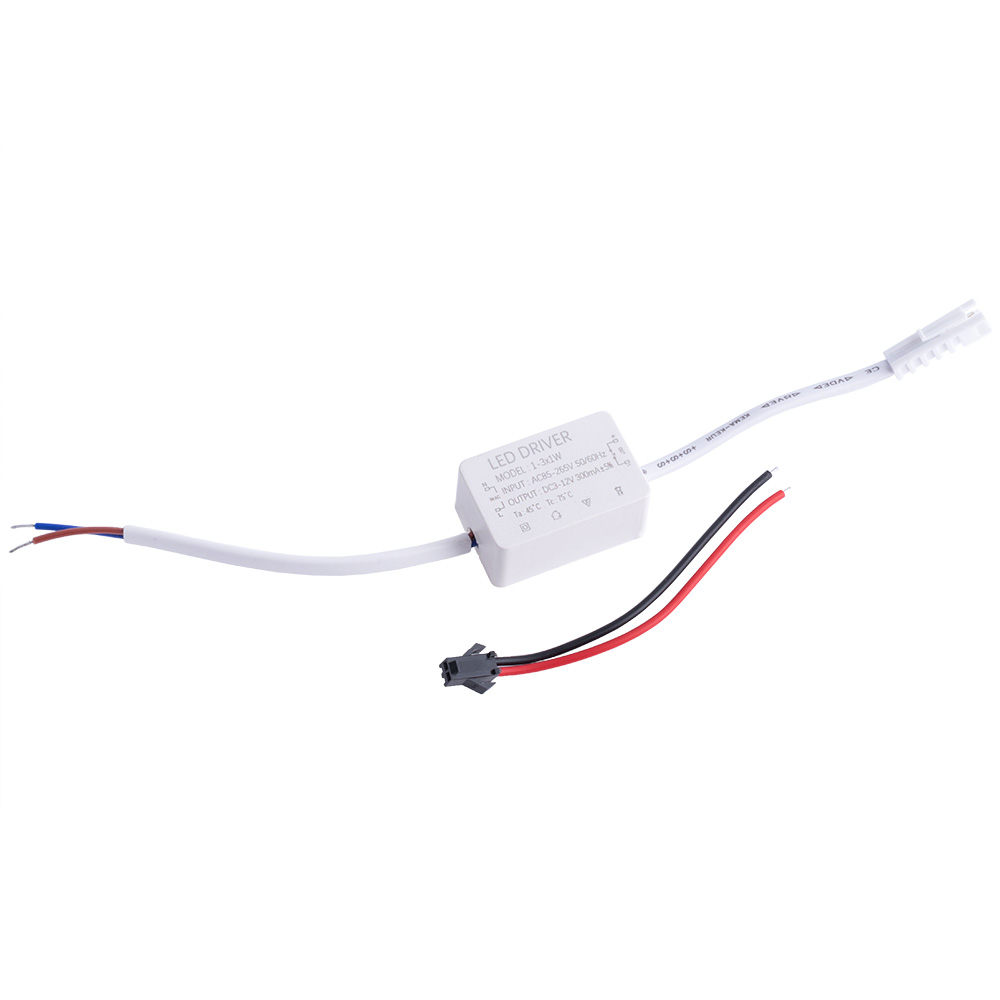 Драйвер для светодиодов 1-3W, 85-265V, DC3-12V 300mA
