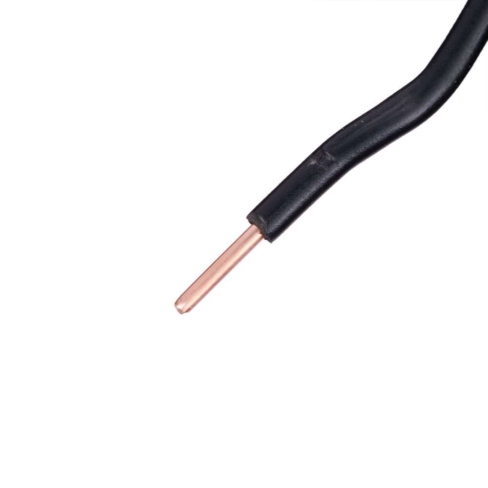 Провод монолитный 1.5mm2 (16AWG/D1.38мм, медь, PVC), черный