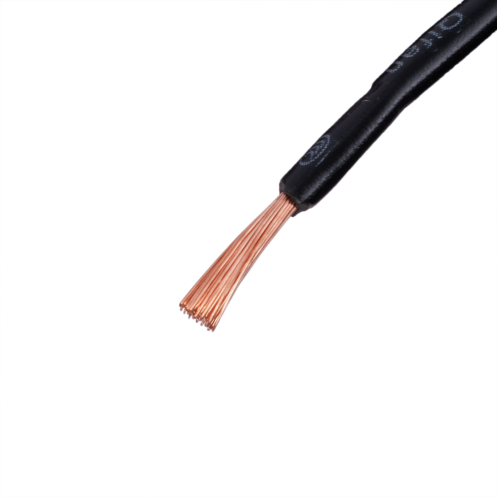 Провод многожильный 1.5mm2 (16AWG/48xD0.20мм, медь, PVC), черный