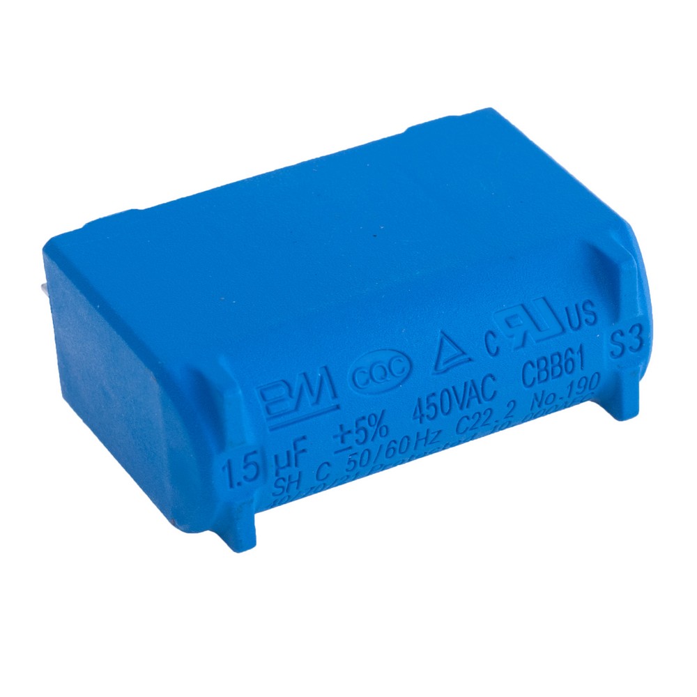 1,5uF 450VAC ±5% CBB61 36x13,5x24, конденсатор пусковий CBB61-155J450V