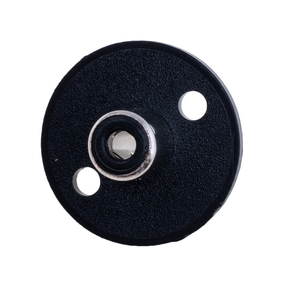 Панель кругла вбудована, чорний 1xRCA, D = 25мм GT1-4001