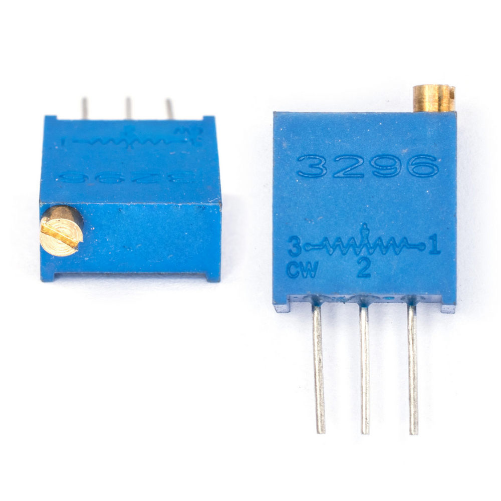 50 kOhm VTR-A-3296W-503-R VTRons (Potentiometer Trimmer Multiturn 3/8" Ausfuhrungs-, Einstellung oben; 9,5x10x5mm)