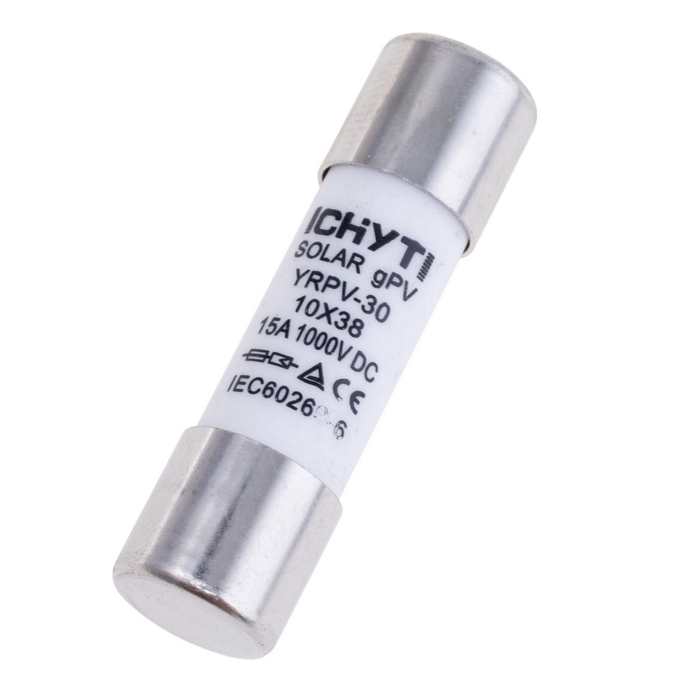 Предохранитель 10x38мм 15A 1000V (FUSE 10x38 - 15A)