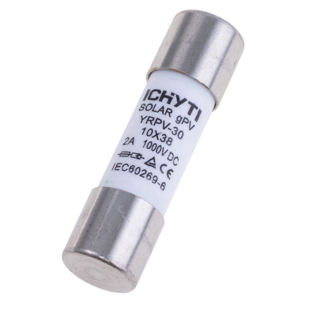 Предохранитель 10x38мм 2A 1000V (FUSE 10x38 - 2A)