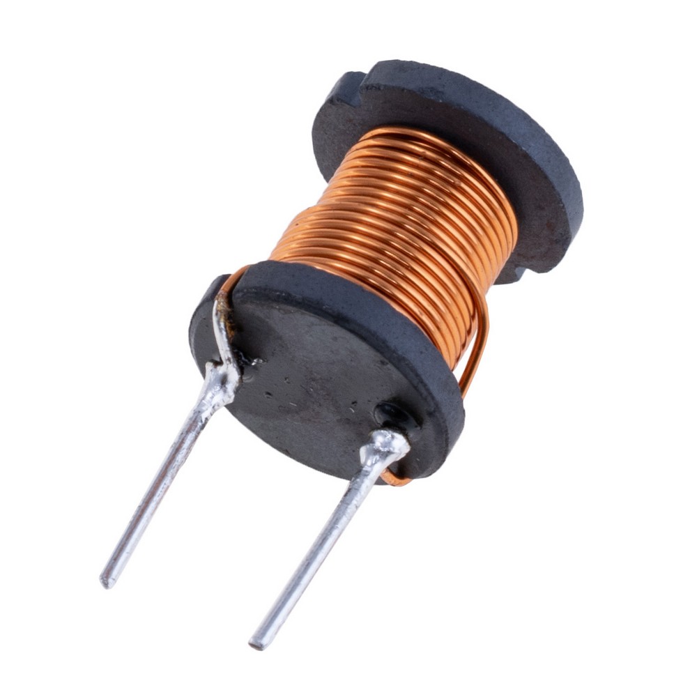 100uH 10% (MCDR1419NP-101K) (100uH, ±10%, Idc=3.2А, Rdc max=82 mOhm, radiale Anschlüsse, d=16,0mm, h=18,0mm)