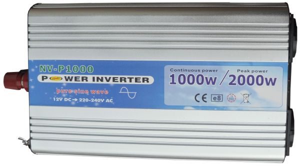 Inverter NV-P 1000Watt 12V-220V, reine Sinuswelle