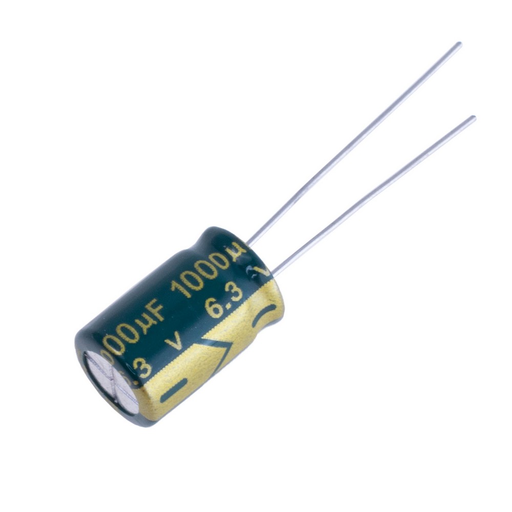 1000uF 6,3V 8x12,5mm (Chongx)(електролітичний конденсатор)