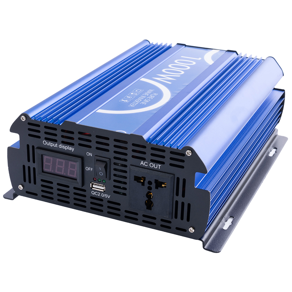 Инвертор 1000W 12V→230V чистая синусоида (DMD-1000 - Demuda)