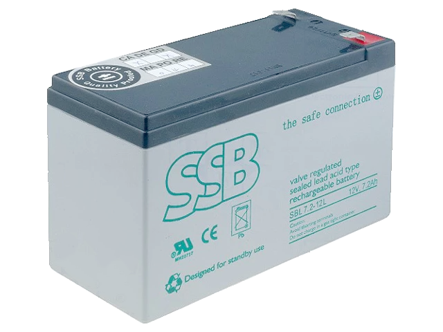 Аккумулятор 12V 7,2Ah свинцово-кислотный AGM (SBL 7,2-12)