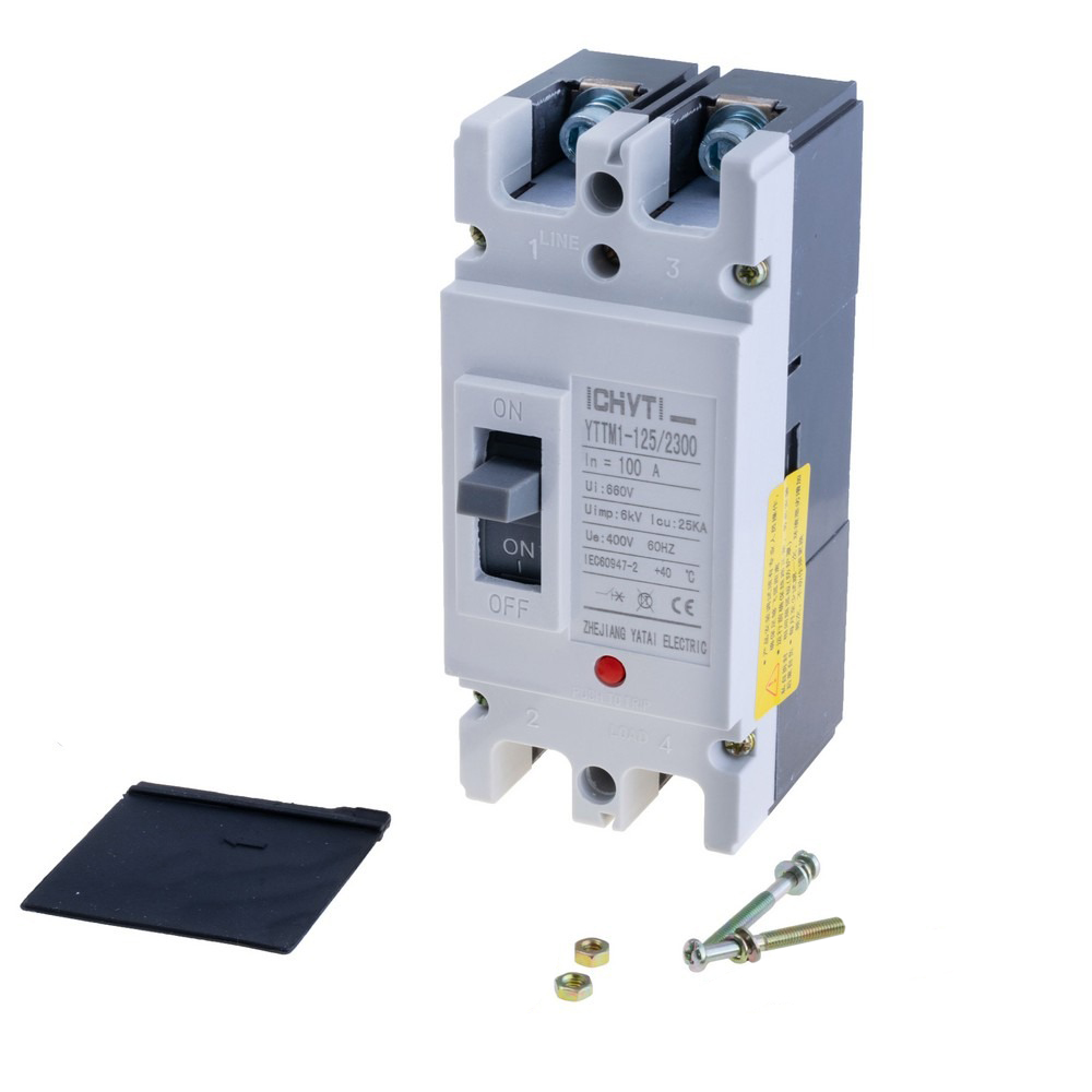 Автомат захисту змінного струму 100A YTTMI-125-Rated Current (A)-100A Автомат захисту змінного струму 100A YTTMI-125-Rated Current (A)-100A
