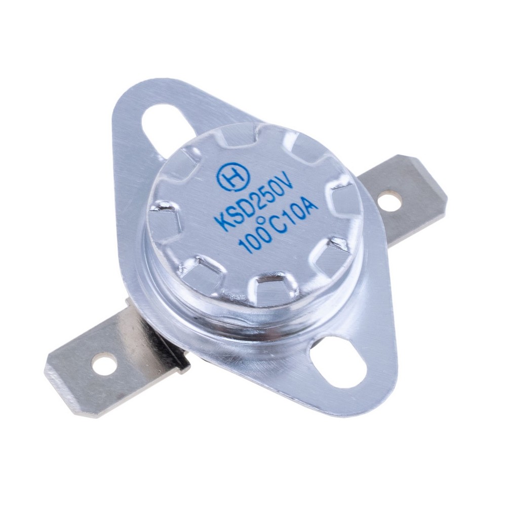 Thermosicherung  KSD-F01-100 (10A 250V; 100°C; FBHL) Selbsterneuerung