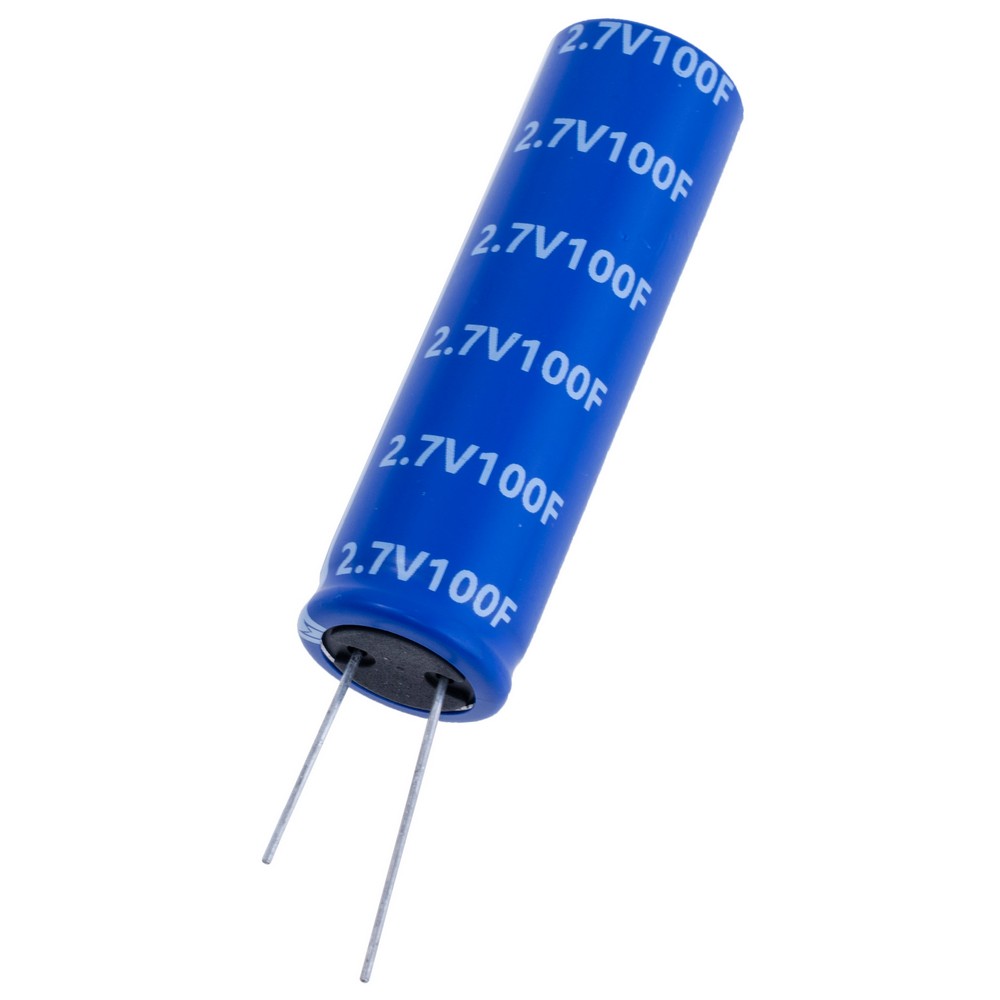 Ionistor 100F 2,7V 18x60 (SCD2R7M107C16DSZ) (Superkondensator)