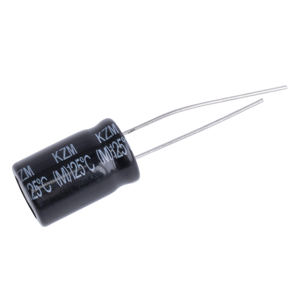 100uF 16V KZM 10x16mm (low imp.) (KZM-016V101MG160-Koshin) (Elektrolytkondensator niedrige Impedanz)
