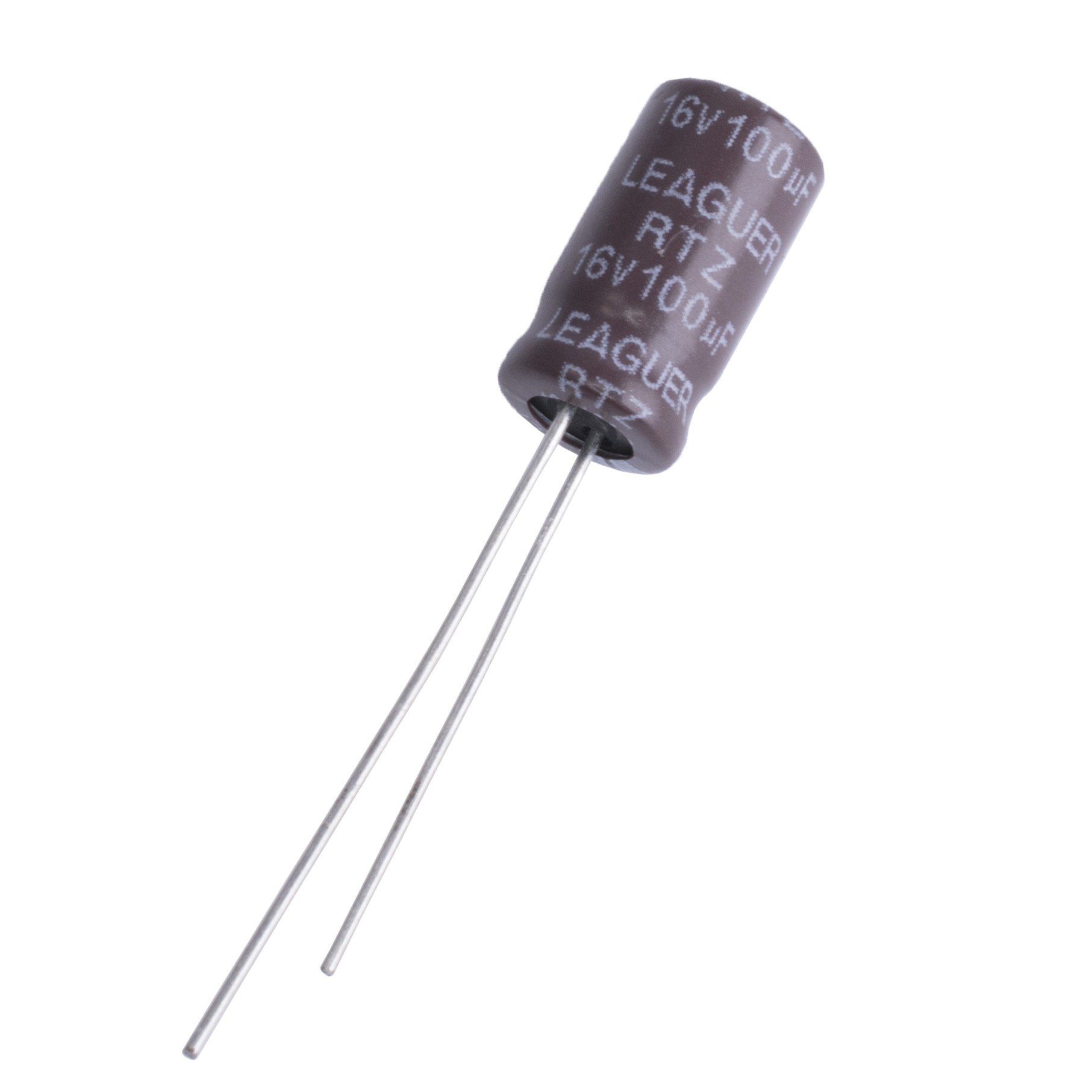 100uF 16V RTZ 6,3x11mm (low esr) (RTZ1C101M0611-LEAGUER) (электролитический конденсатор низкоимпедансный)