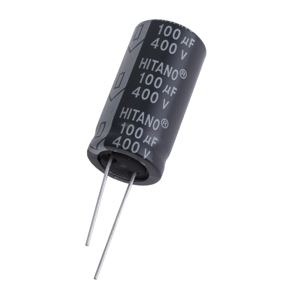100uF 400V EHR 18x36mm (EHR101M2GB-Hitano) (Elektrolytkondensator) 100uF 400V EHR 18x36mm (EHR101M2GB-Hitano) (Elektrolytkondensator)