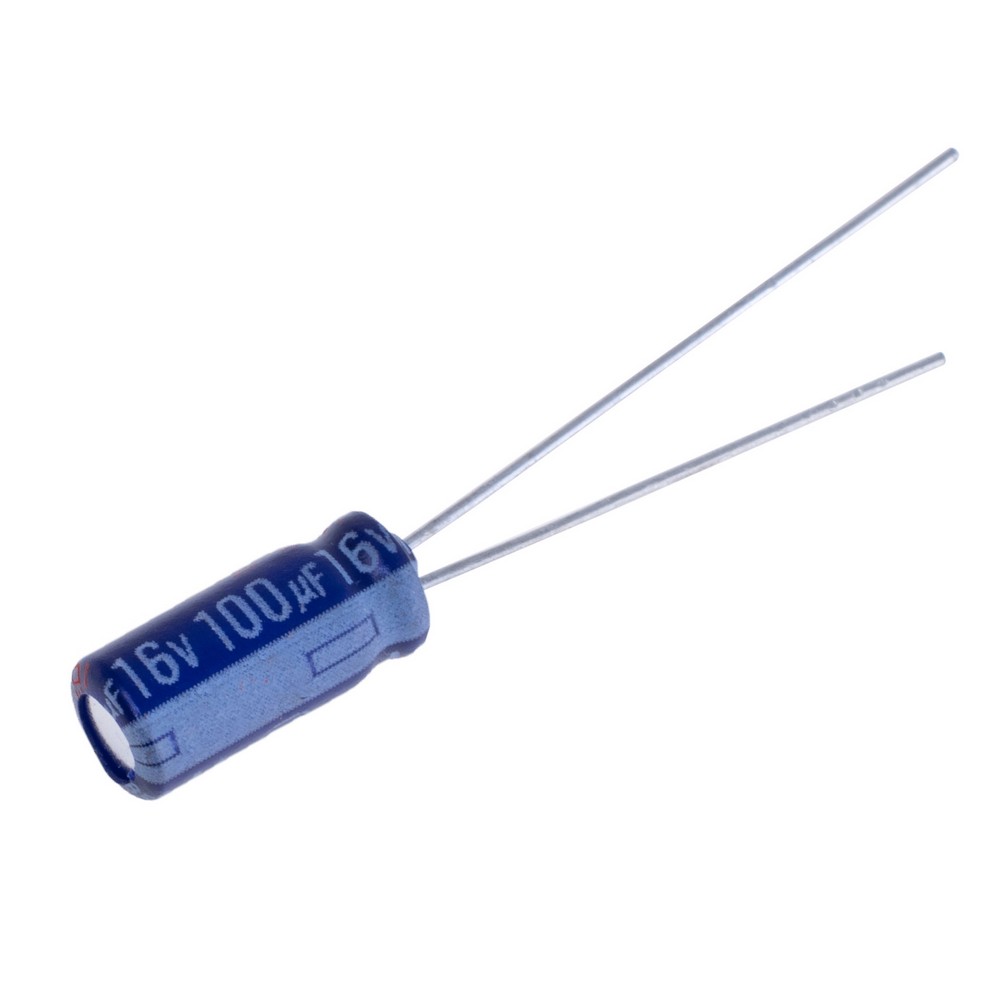 100uF 16V  5x11mm (ECA-1CM101I – Panasonic)