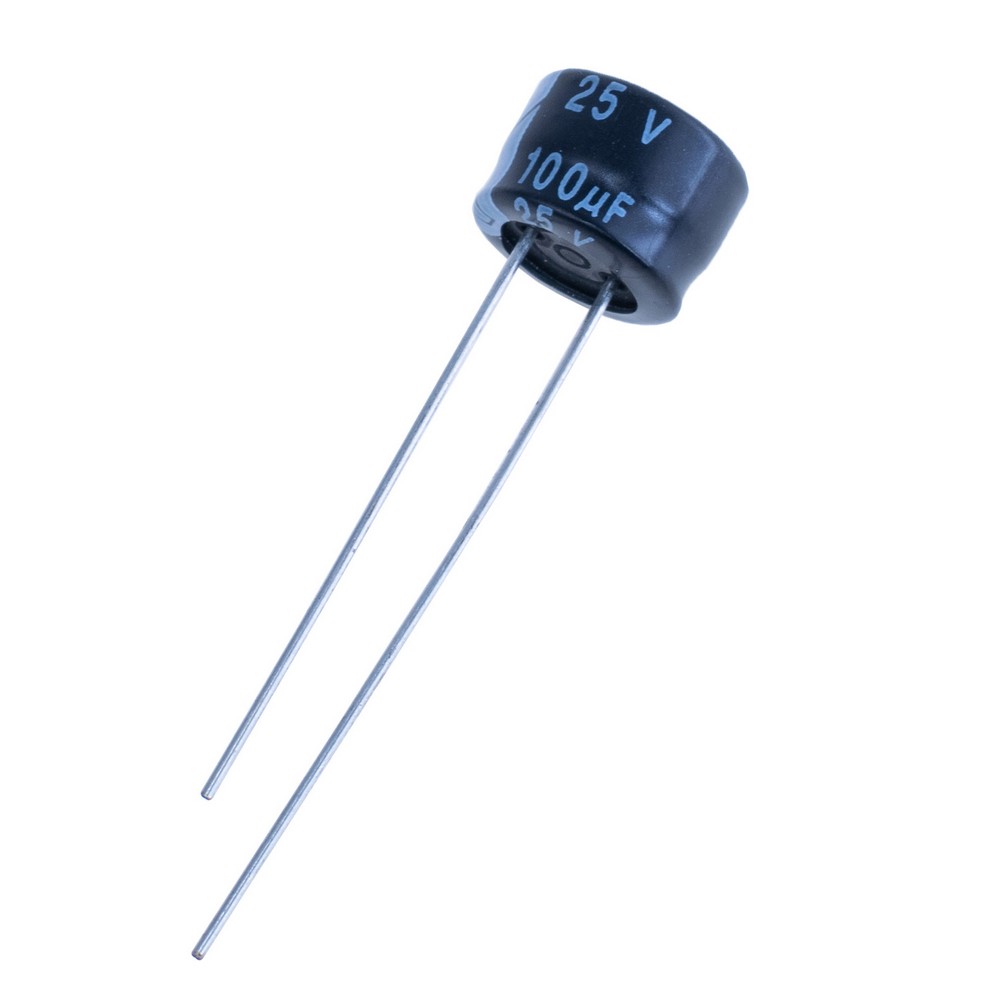 100uF 25V E5R  8x5mm (E5R101M25B-Hitano)