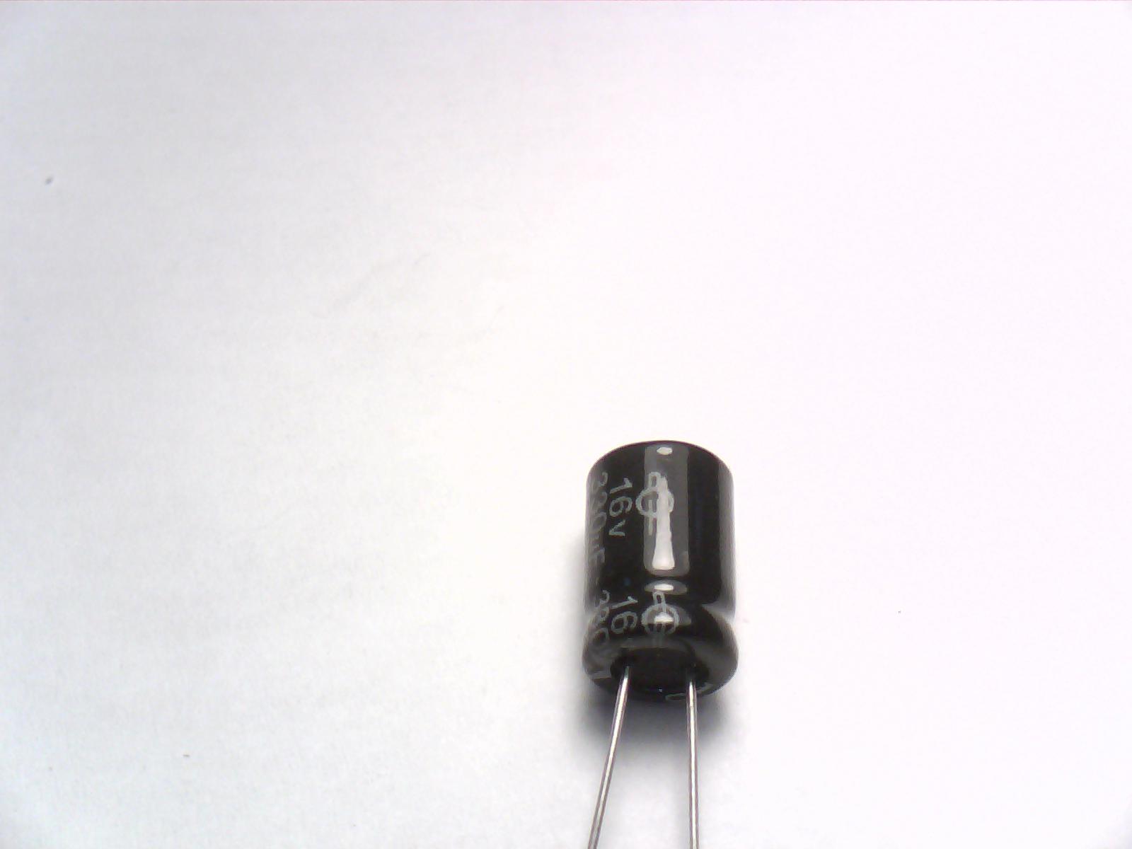 330uF 16V 8x12mm (Elektrolytkondensator) 330uF 16V 8x12mm (Elektrolytkondensator)