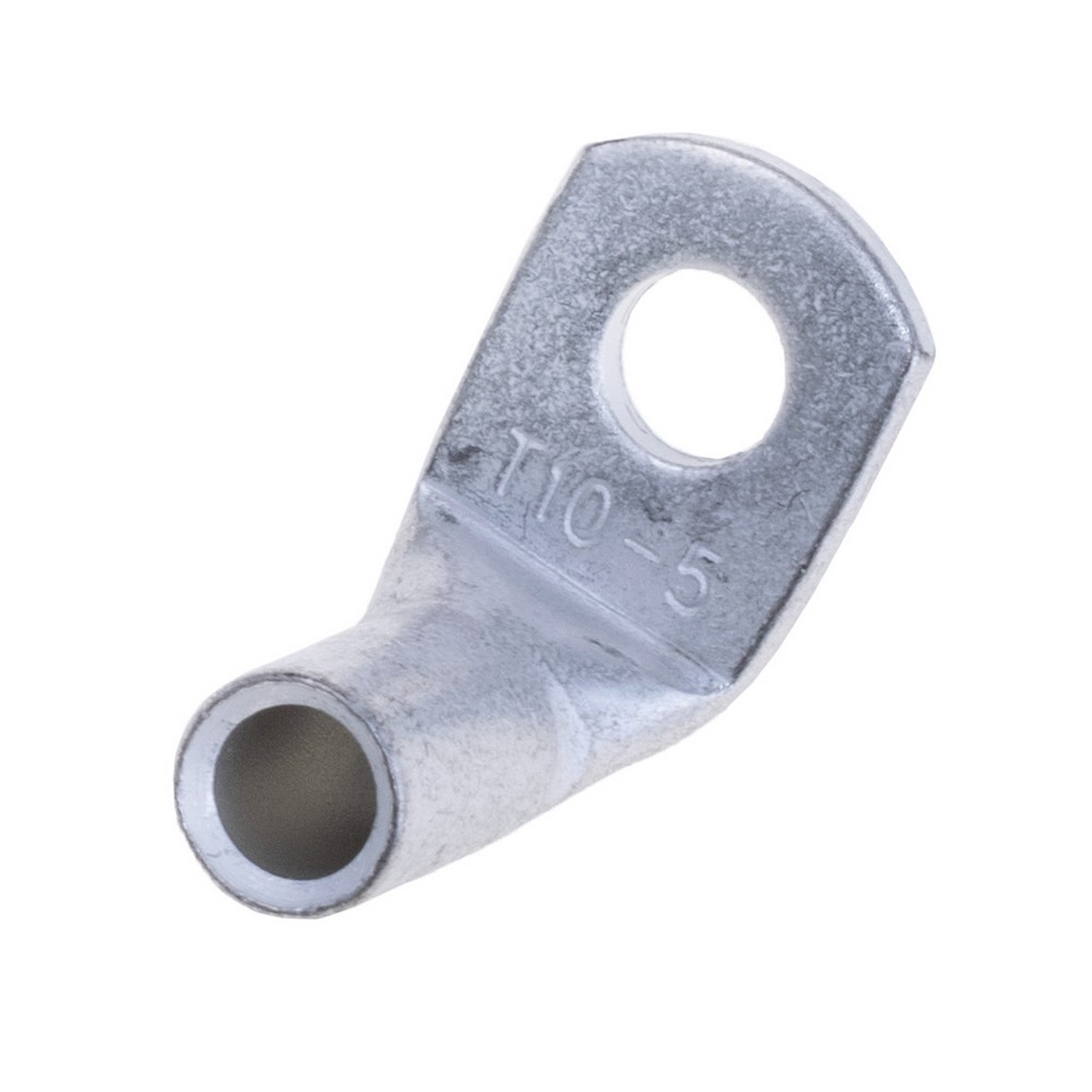 Kabel- Kabelschuh Ring-, gewinkelt, verzinnt Kupfer für Draht 10 mm², M5, LT10-5