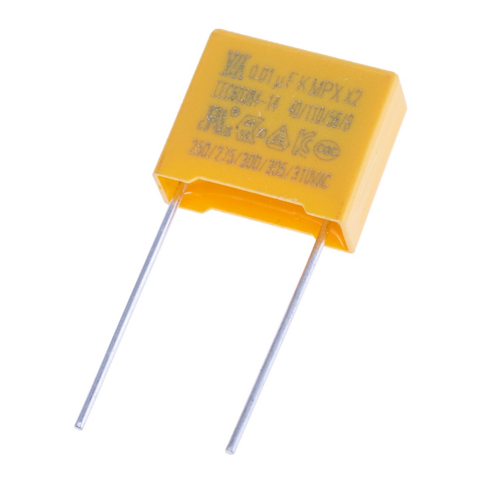 MPX 10nF 310VAC J(±5%), P=10mm, 13x11x5mm X2-103K310VACC2-1 YY-конденсатор плівковий