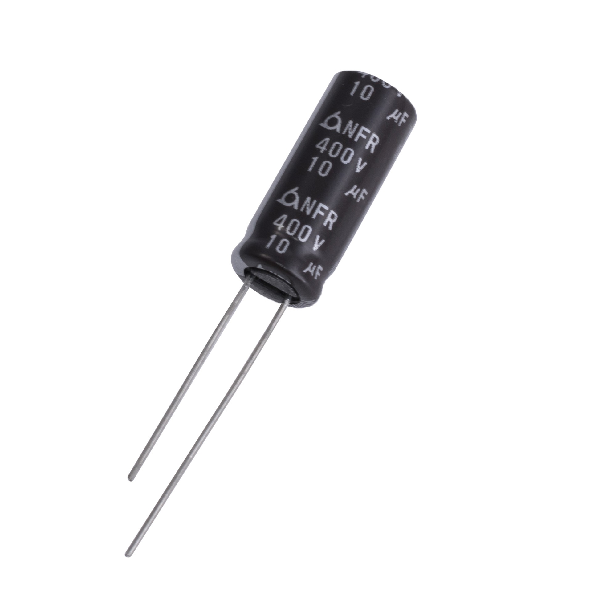 10uF 400V NFR 8x20mm 105C 8000h (NFR400VB10M8x20) SamYong 10uF 400V NFR 8x20mm 105C 8000h (NFR400VB10M8x20) SamYong