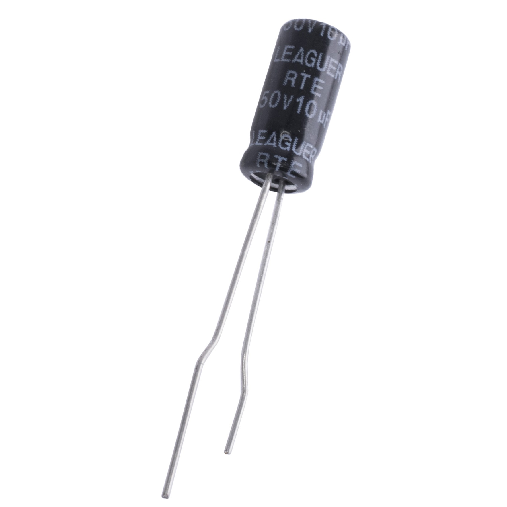 10uF 50V RTE 5x11mm (low esr) (RTE1H100M0511F-LEAGUER) (электролитический конденсатор низкоимпедансный)