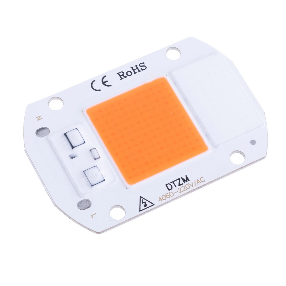 Светодиод 10W 380-840nm для растений, AC230V Светодиод 10W 380-840nm для растений, AC230V