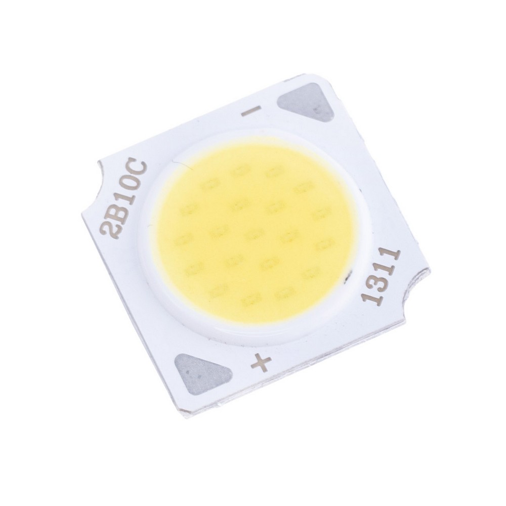 Світлодіод COB 1313 10W 6500K, 250mA(Max) @ DC 30-32V, 900-1000LM, 13x13mm Світлодіод COB 1313 10W 6500K, 250mA(Max) @ DC 30-32V, 900-1000LM, 13x13mm